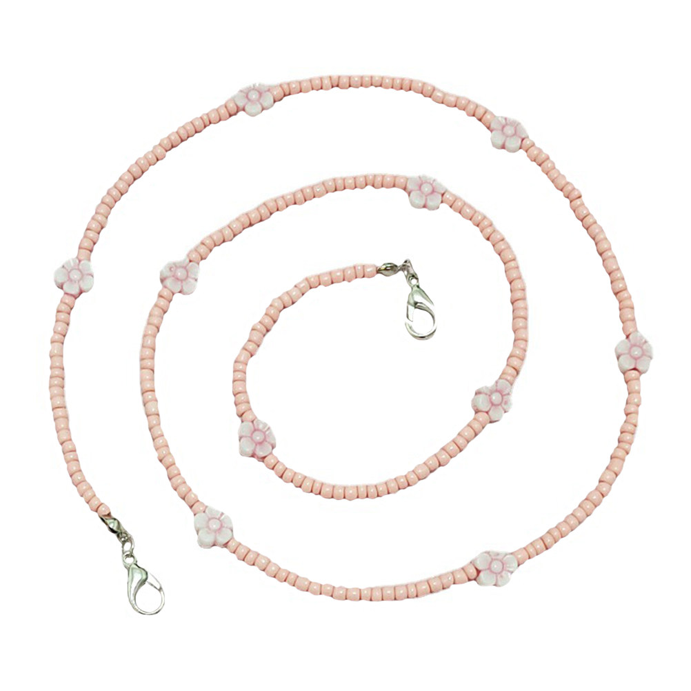 Mask Chain Holder - Cordino Bohemien con Perline per Maschera,